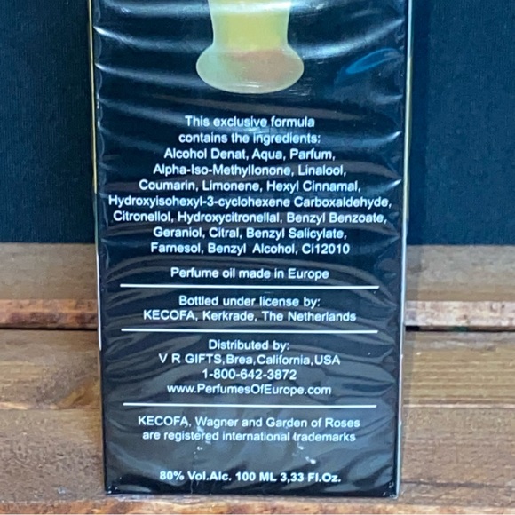 3 New in Box Wagner Garden of Roses EDT (Eau De Parfum) Perfume 3.33oz spray - Picture 7 of 7